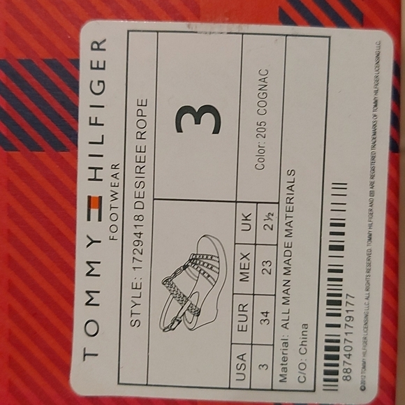 Tommy Hilfiger Girls Wedge Sandals - Picture 8 of 9